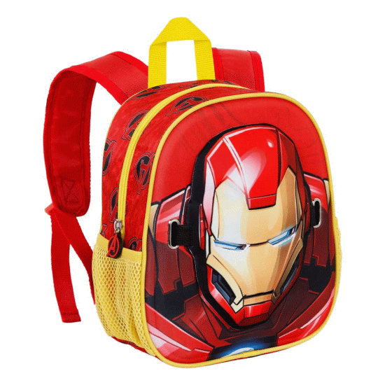 Iron Man Armour Máscara Mochila, Vermelha ( Imagem 3 de 4 ) - Preview