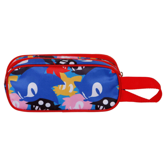 Sega-Sonic Friends Estojo Duplo 3D, Azul ( Imagem 3 de 4 ) - Preview