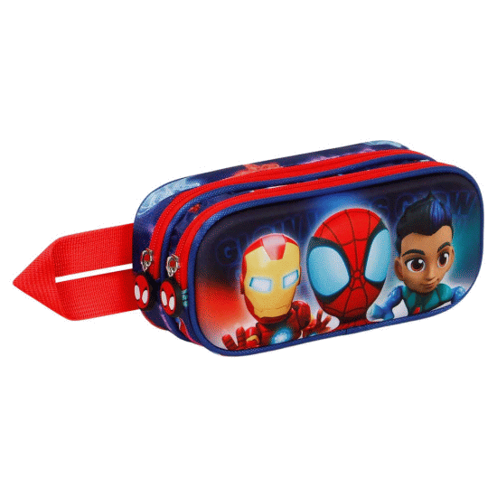 Homem-Aranha Glow Estojo Duplo 3D, Azul ( Imagem 3 de 4 ) - Preview
