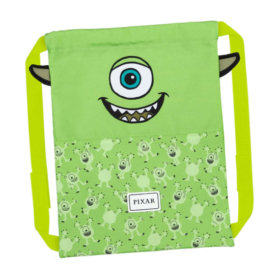 Monsters Inc Eye Saco de Cordão Joy, Verde ( Imagem 3 de 3 ) - Preview