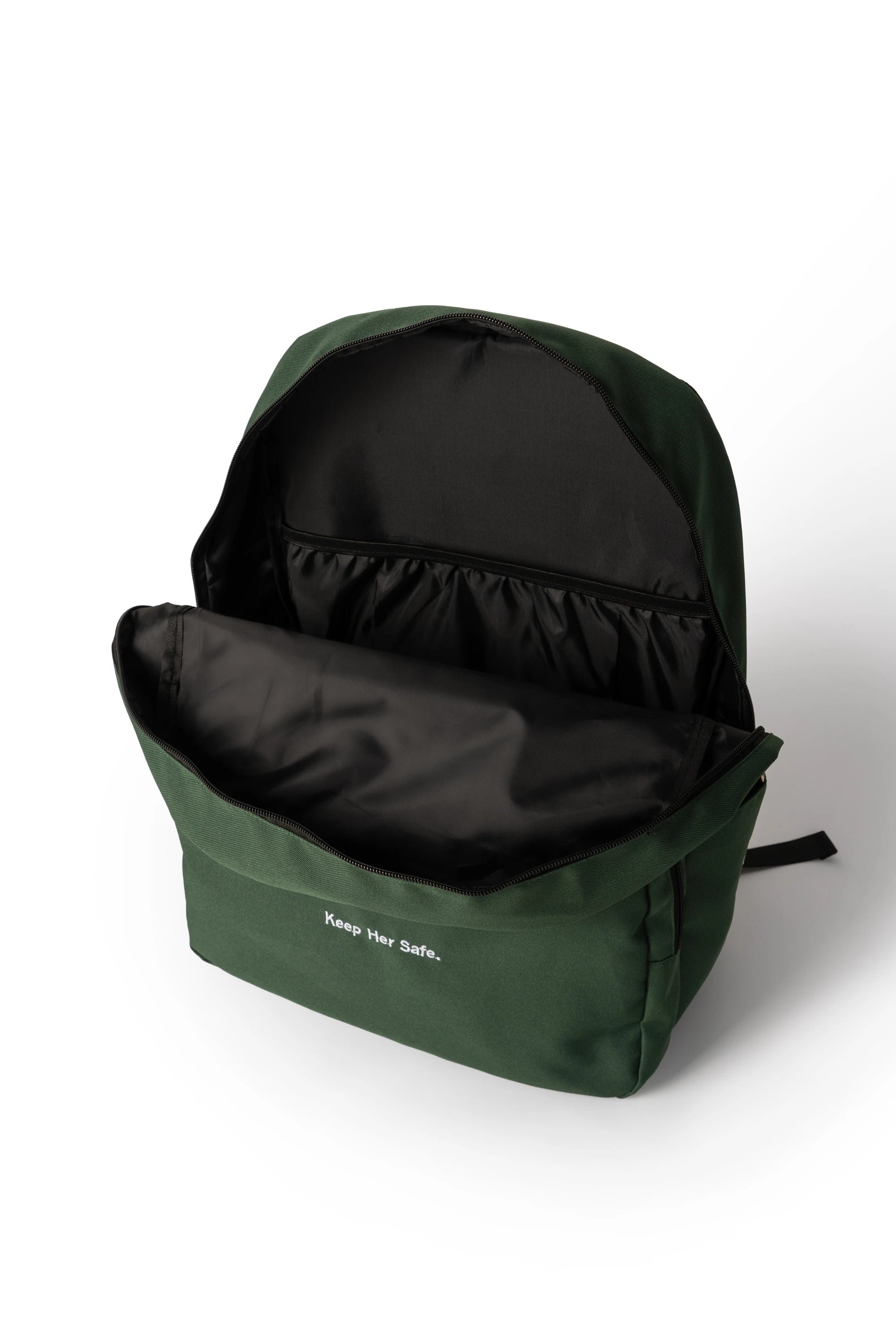Mochila 2 Fechos Cycle Verde Escuro ( Imagem 5 de 7 ) - Preview