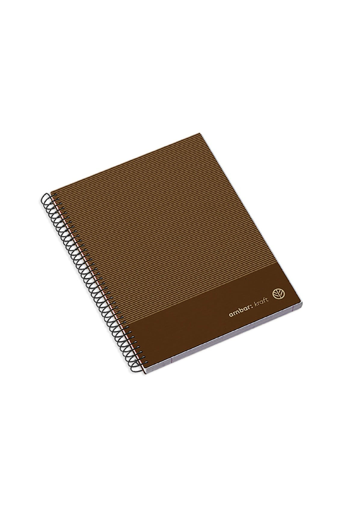 Kraft Spiral Notebook, Hardcover, A5 Size, Grid Pattern ( Imagem 5 de 7 ) - Preview