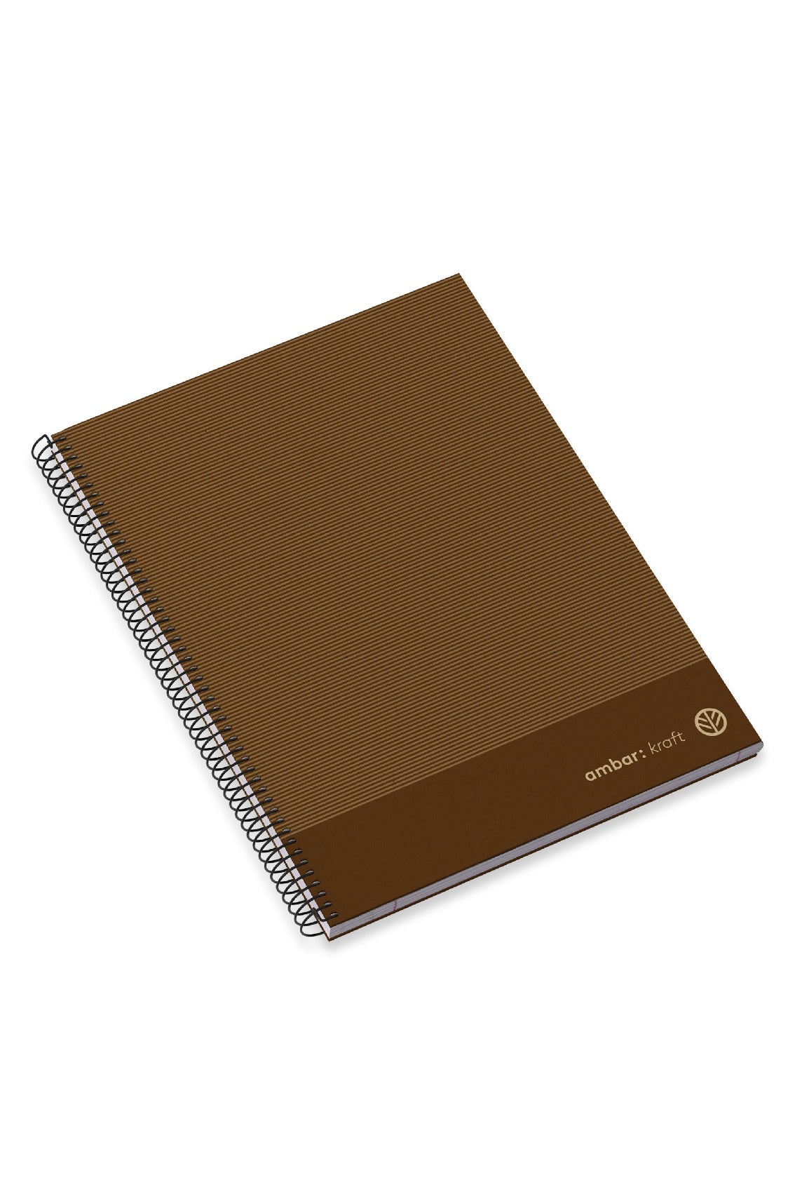 Caderno Espiral Kraft Capa Dura A4 Pautado ( Imagem 3 de 7 ) - Preview