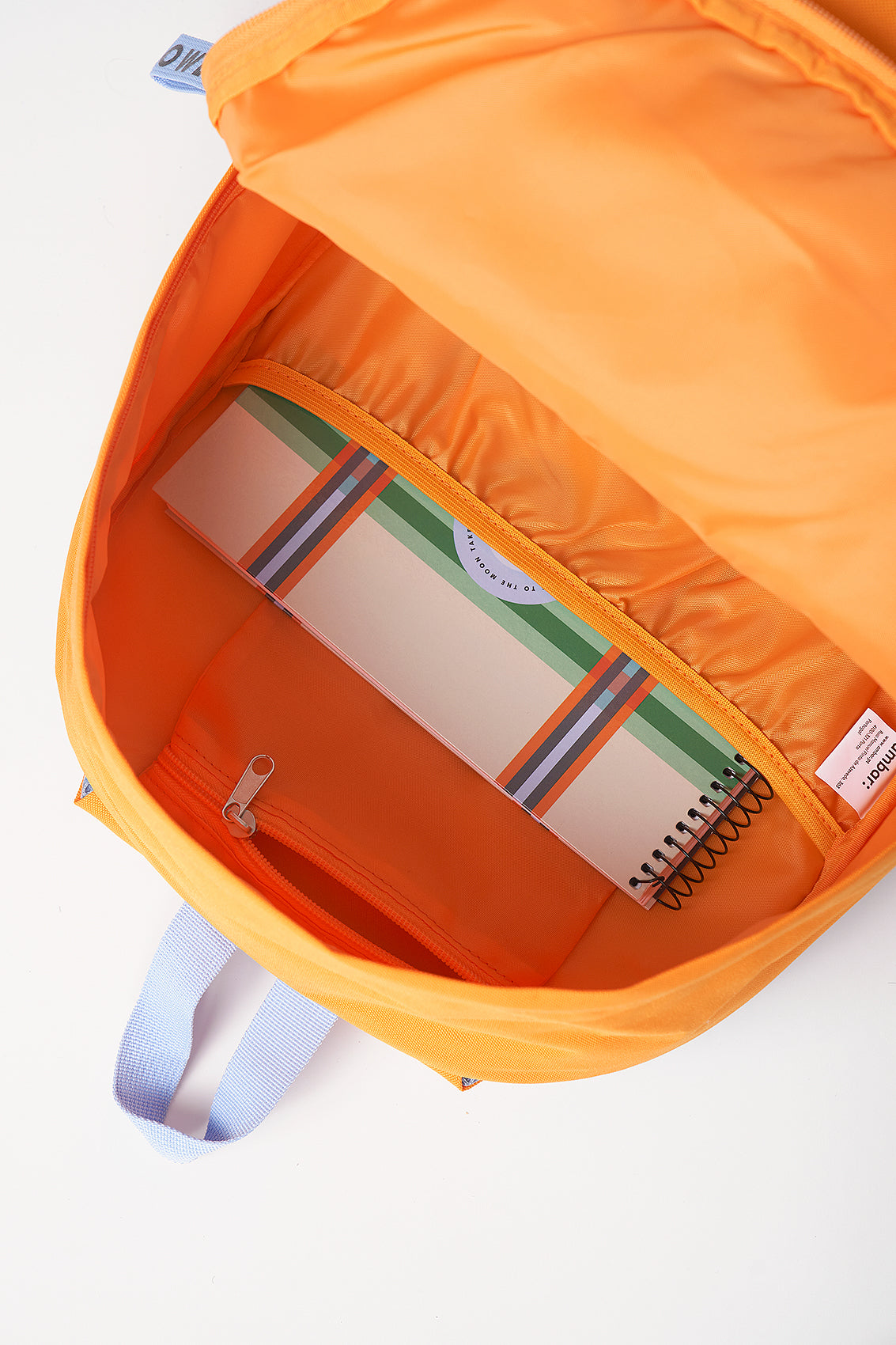 Mochila Escolar Moonflower Plain Laranja ( Imagem 5 de 7 ) - Preview