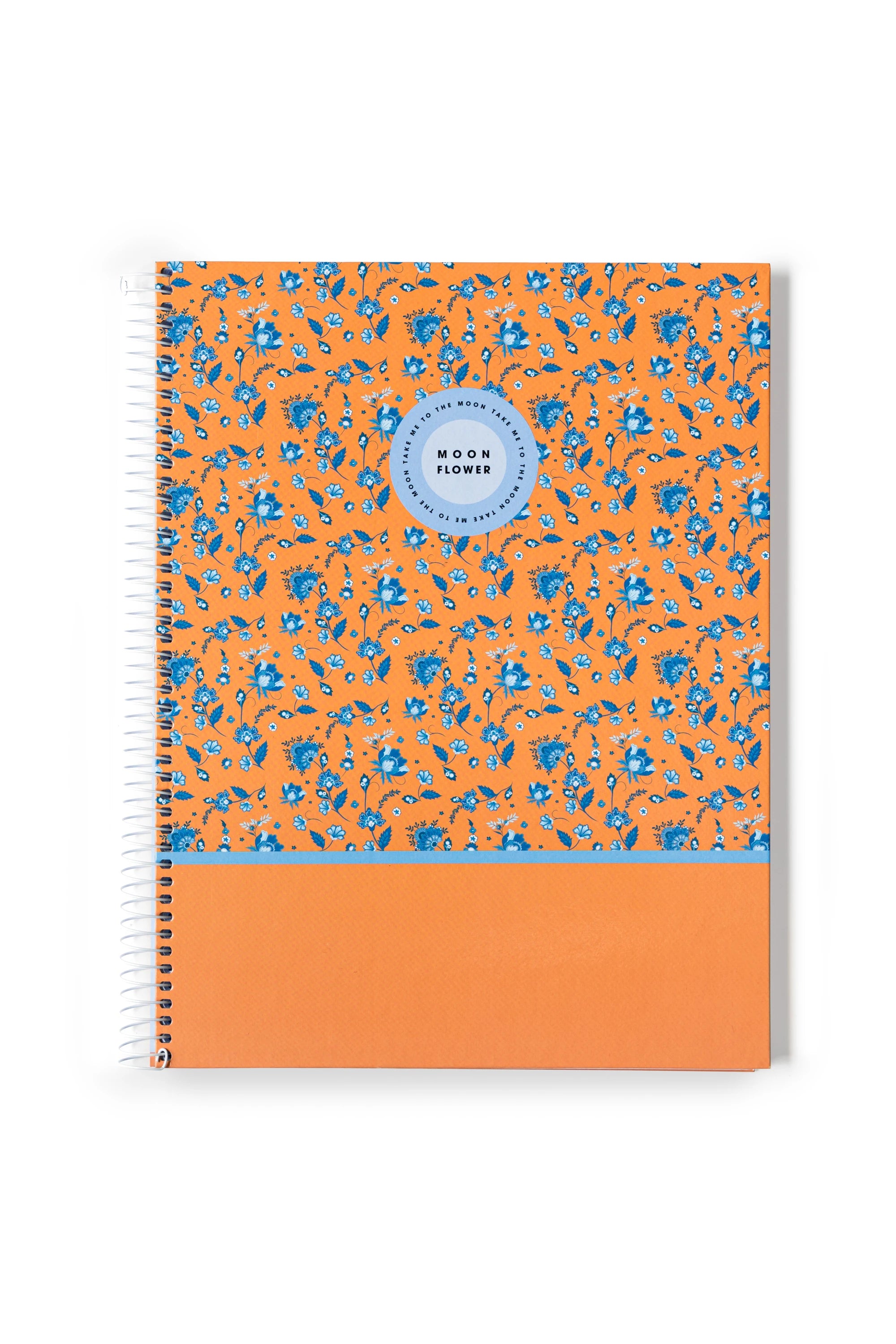 Caderno Espiral A4 Capa Dura Quadriculado Moonflower ( Imagem 2 de 7 ) - Preview