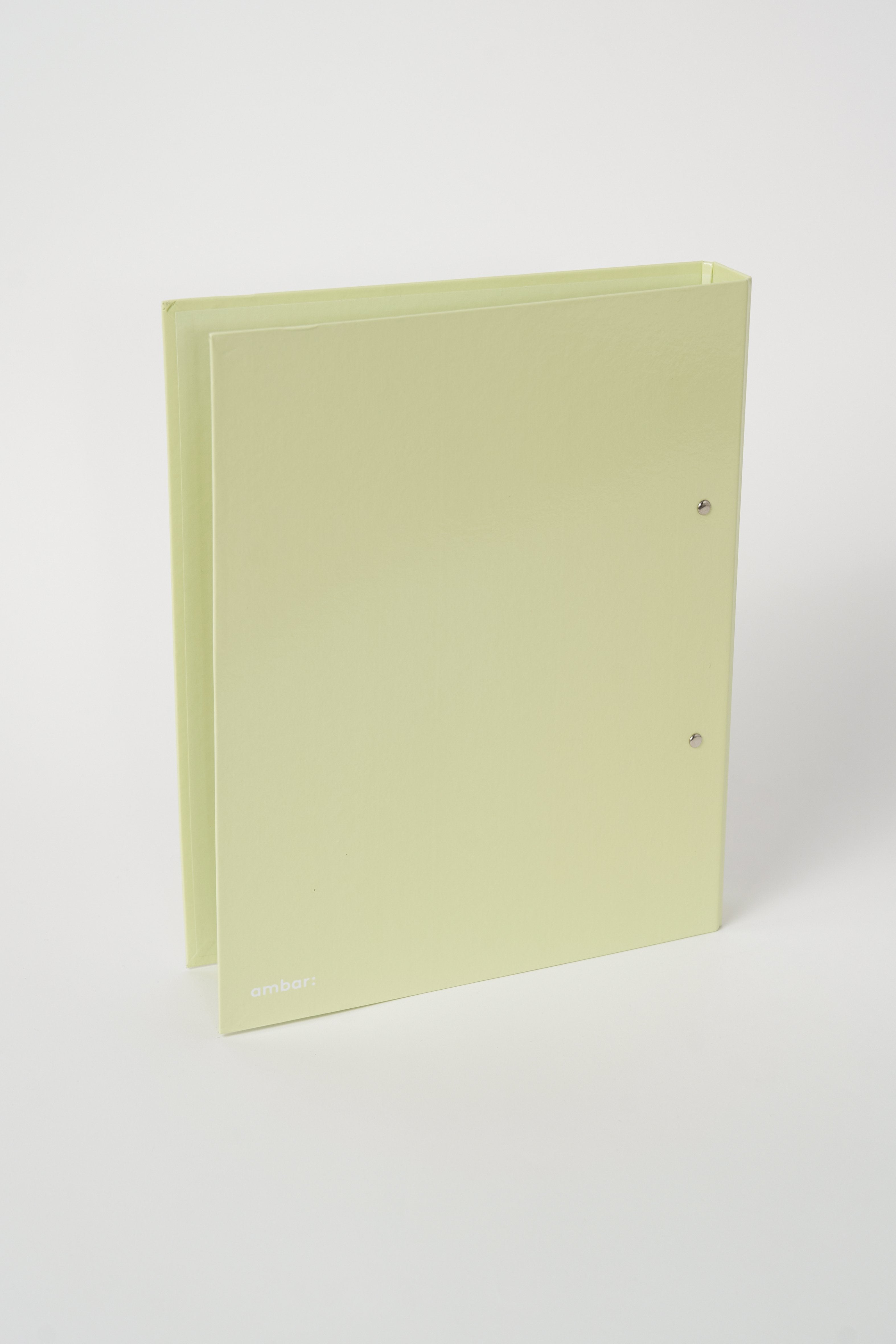 Capa Pastel A4 2 Argolas Lombada Estreita Verde ( Imagem 2 de 3 ) - Preview