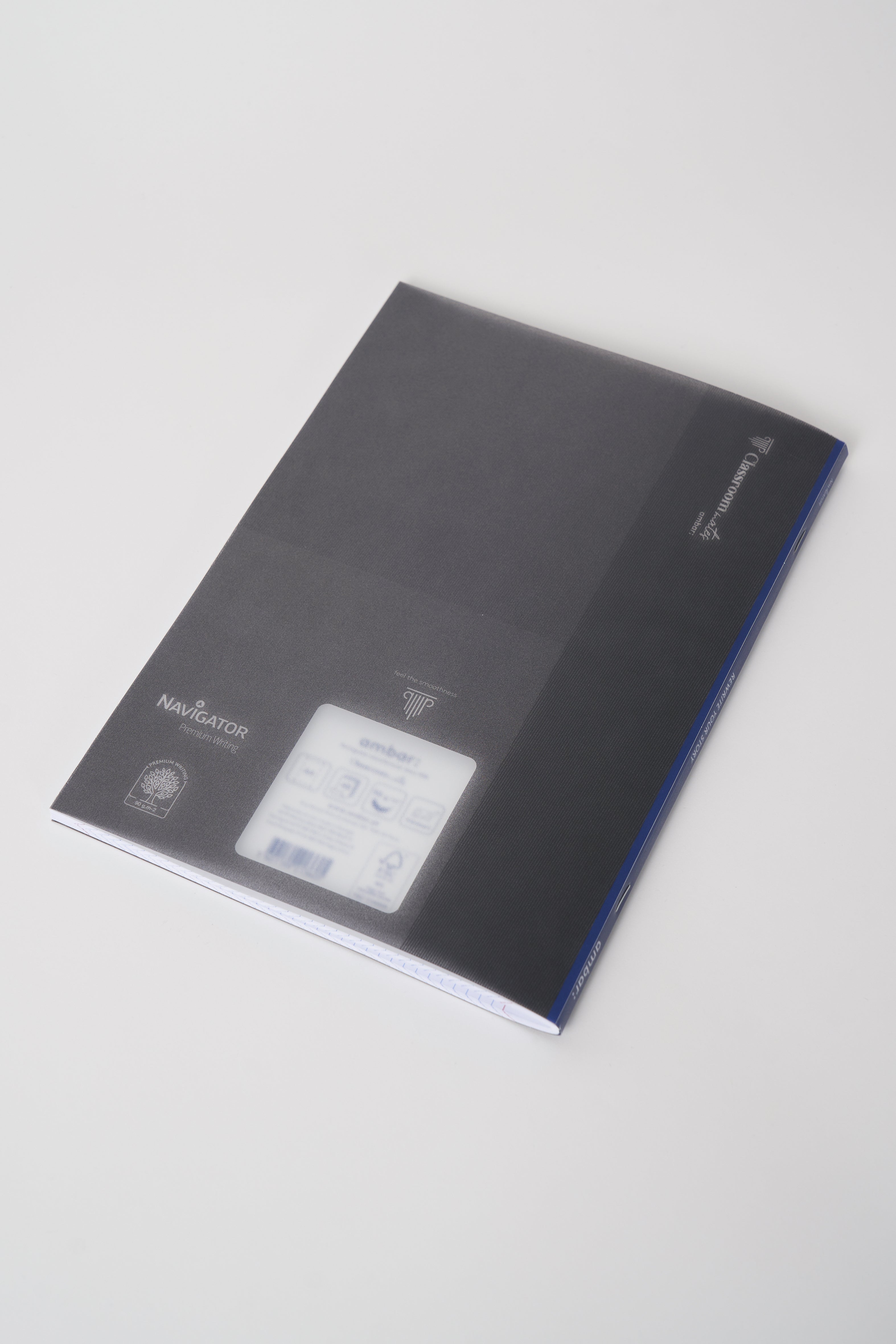 Caderno Agrafado ClassroomMates A4 PP 48F 90G Capa Preta Pautado ( Imagem 2 de 3 ) - Preview