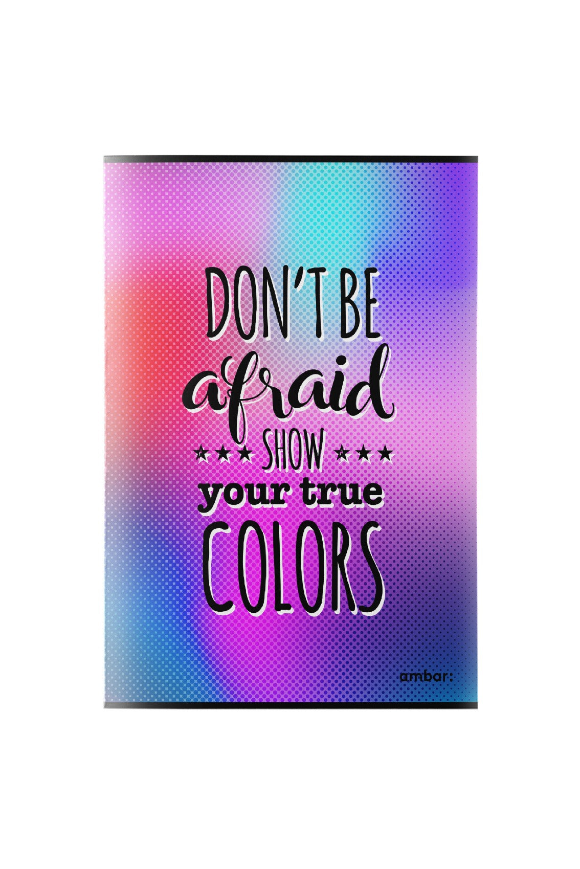 Caderno Agrafado Polipro Think Color A4 Pautado ( Imagem 5 de 7 ) - Preview