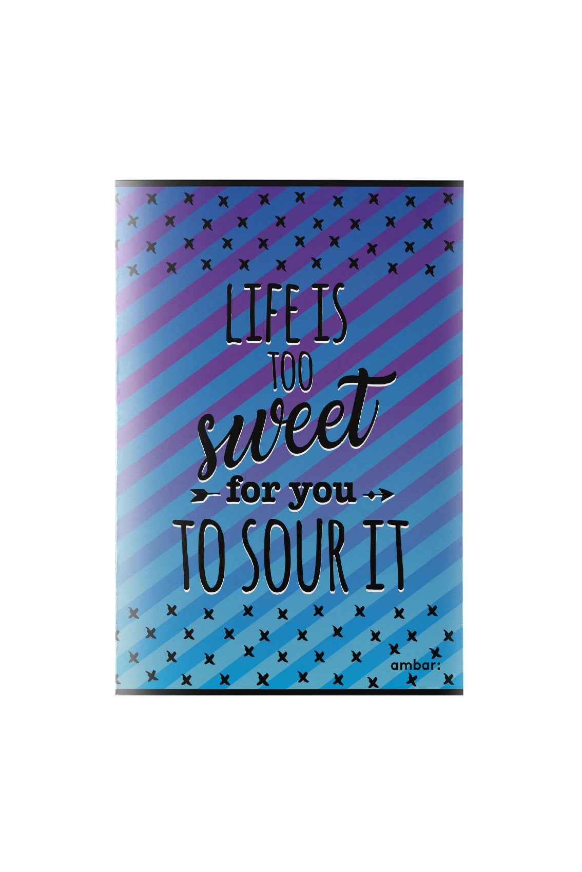 Caderno Agrafado Polipro Think Stripes A4 Pautado ( Imagem 3 de 7 ) - Preview