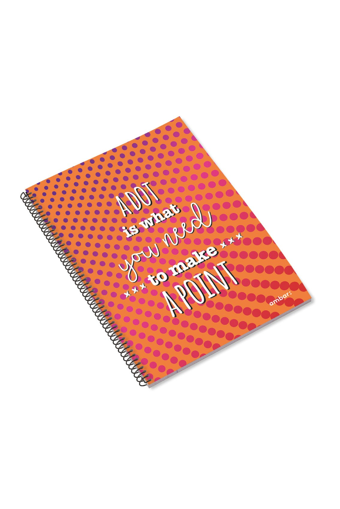 Caderno Espiral Polipro Think Dots A4 Pautado ( Imagem 2 de 7 ) - Preview