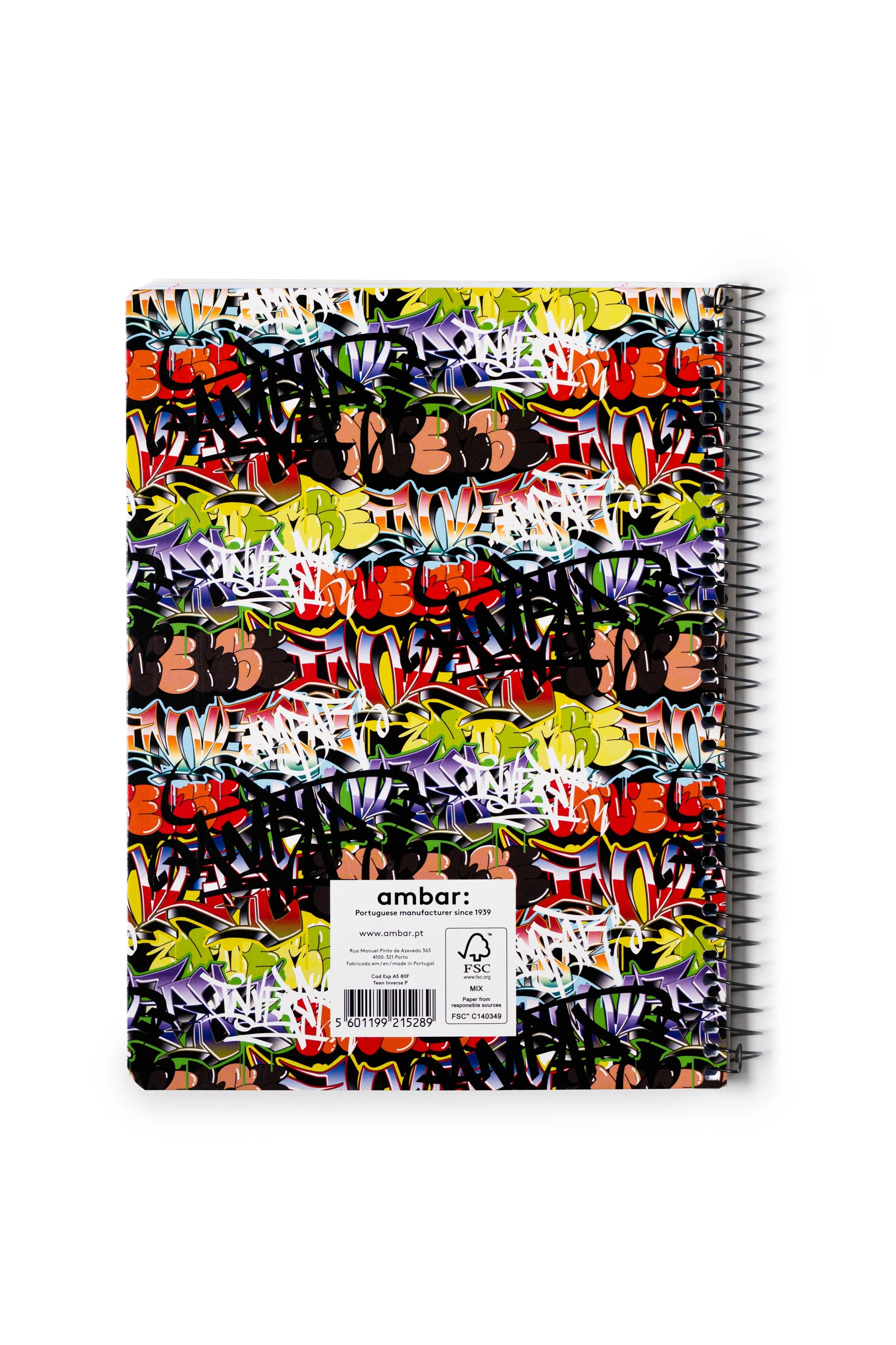 Caderno Espiral Pautado A5 Inverse Teen ( Imagem 3 de 7 ) - Preview