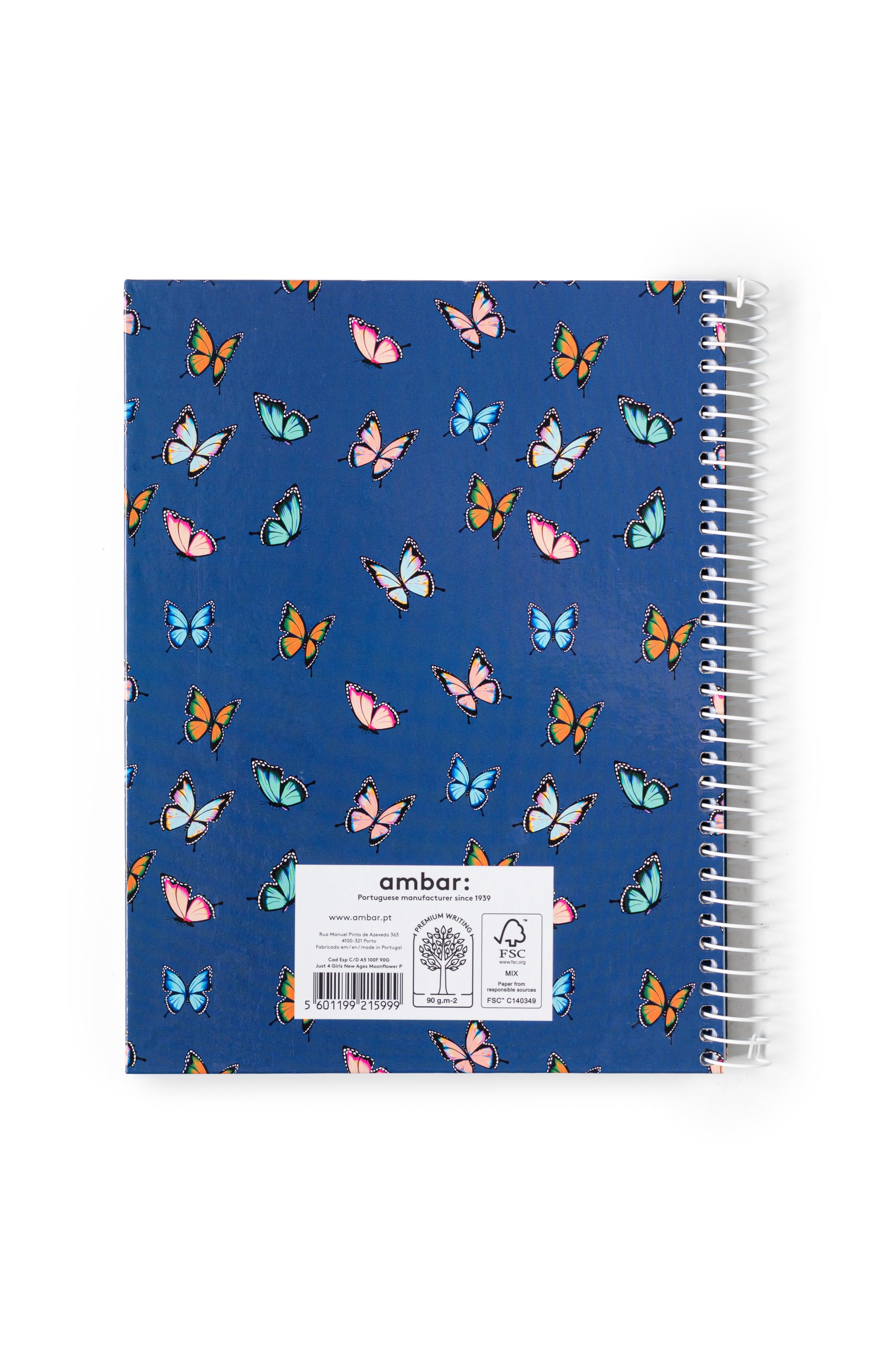 Caderno Espiral A5 Capa Dura Quadriculado Just4Girls ( Imagem 3 de 7 ) - Preview