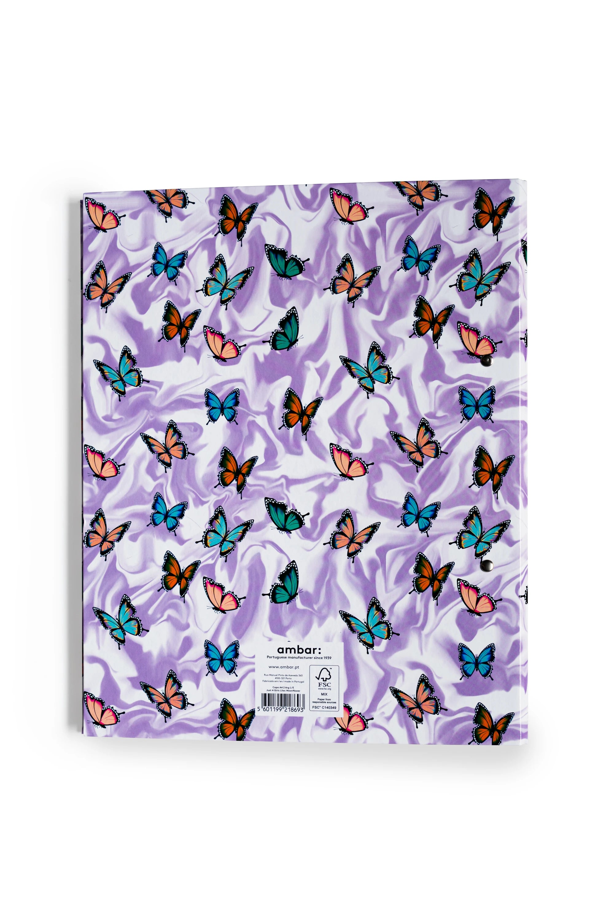 Capa A4 2 Argolas Lombada Estreita Just4Girls Lilac ( Imagem 4 de 7 ) - Preview