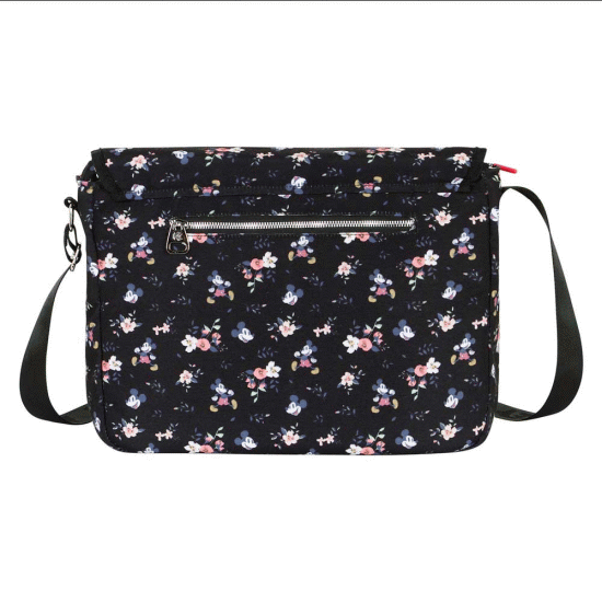 Mickey Mouse Nature Bolso Satchel Grande, Preta ( Imagem 4 de 4 ) - Preview
