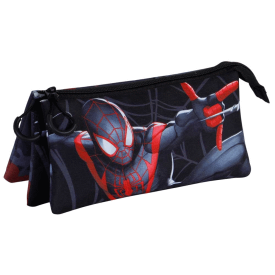 Homem-Aranha Miles Estojo Triplo FAN 2.0, Preta ( Imagem 3 de 4 ) - Preview