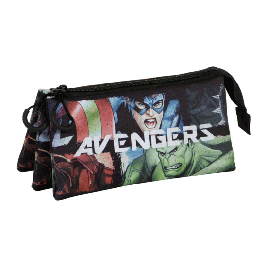 Os Vingadores Superpowers Estojo Triplo FAN 2.0, Multicolorido ( Imagem 3 de 4 ) - Preview