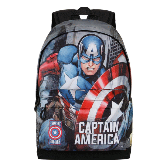 Capitão América Defender Mochila HS FAN 2.0, Multicolorido ( Imagem 2 de 4 ) - Preview