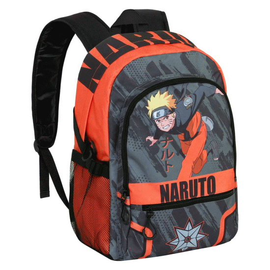 Naruto Shuriken Mochila Fight FAN 2.0, Cinza ( Imagem 2 de 4 ) - Preview