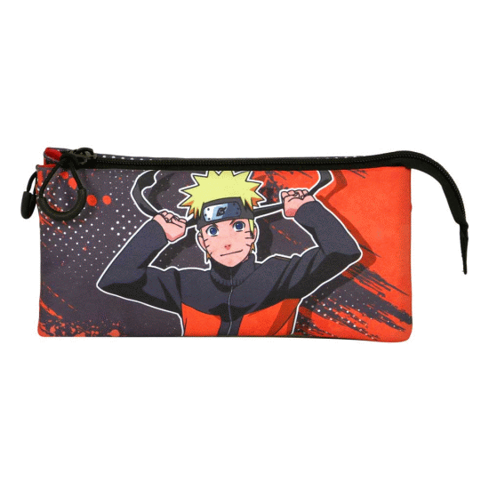 Naruto Hachimaki Estojo Triplo FAN 2.0, Laranja ( Imagem 2 de 3 ) - Preview