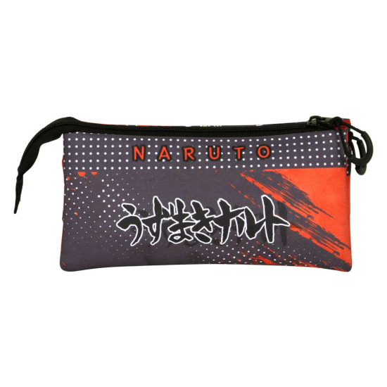 Naruto Hachimaki Estojo Triplo FAN 2.0, Laranja ( Imagem 3 de 3 ) - Preview