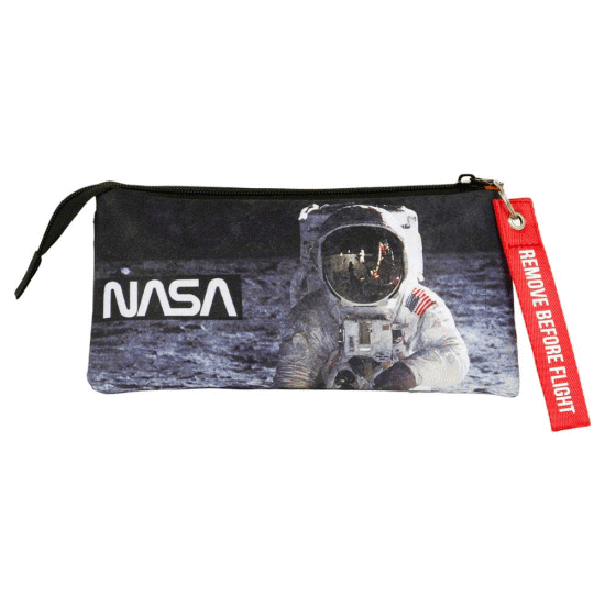 NASA Astronaut Estojo Triplo FAN 2.0, Preta ( Imagem 3 de 3 ) - Preview