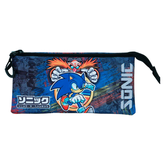 Sega-Sonic Checkpoint Estojo Triplo FAN 2.0, Azul ( Imagem 2 de 3 ) - Preview