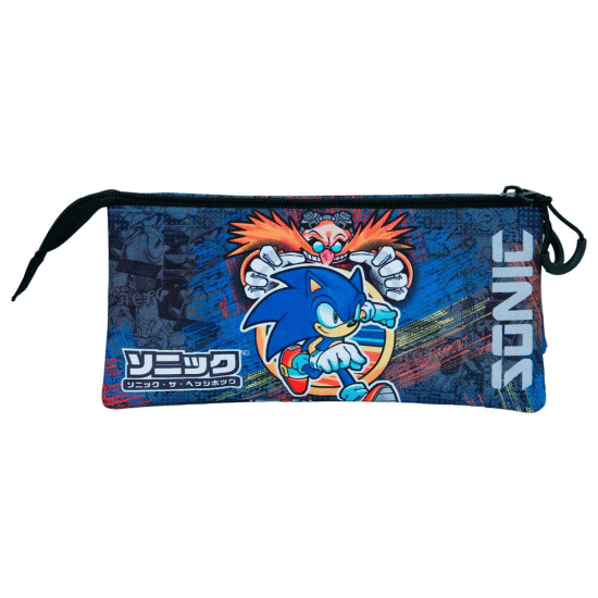 Sega-Sonic Checkpoint Estojo Triplo FAN 2.0, Azul ( Imagem 3 de 3 ) - Preview