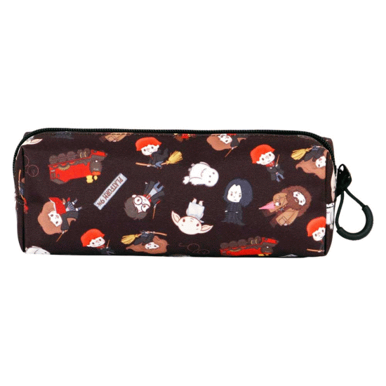 Harry Potter Cute Estojo Quadrado FAN  2.0, Preta ( Imagem 3 de 3 ) - Preview