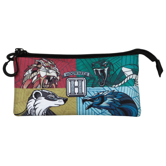 Harry Potter Magic Animals Estojo Triplo FAN 2.0, Multicolorido ( Imagem 2 de 3 ) - Preview