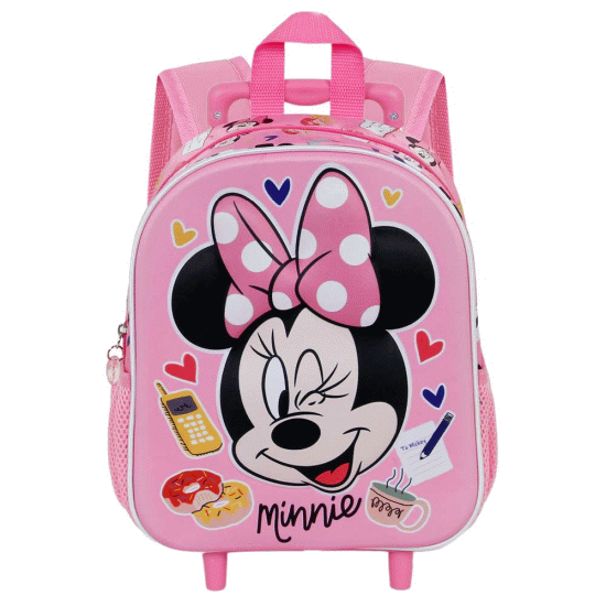Minnie Mouse Wink Mochila 3D com Rodas Pequena, Rosa ( Imagem 2 de 4 ) - Preview