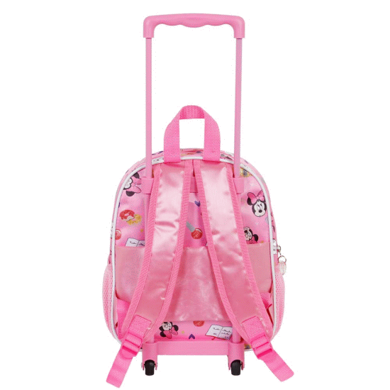 Minnie Mouse Wink Mochila 3D com Rodas Pequena, Rosa ( Imagem 3 de 4 ) - Preview