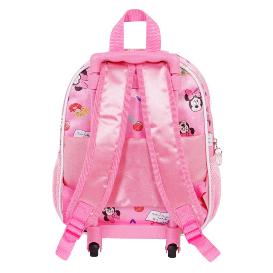 Minnie Mouse Wink Mochila 3D com Rodas Pequena, Rosa ( Imagem 4 de 4 ) - Preview