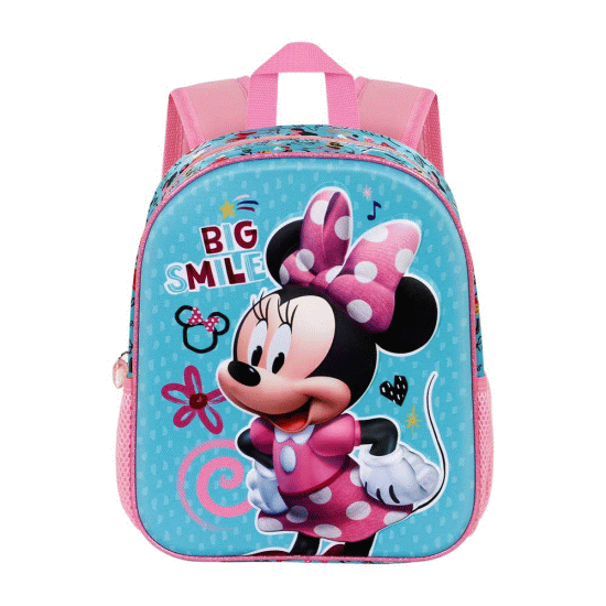 Minnie Mouse Big Smile Mochila 3D Pequena, Azul ( Imagem 2 de 3 ) - Preview