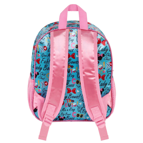 Minnie Mouse Big Smile Mochila 3D Pequena, Azul ( Imagem 3 de 3 ) - Preview