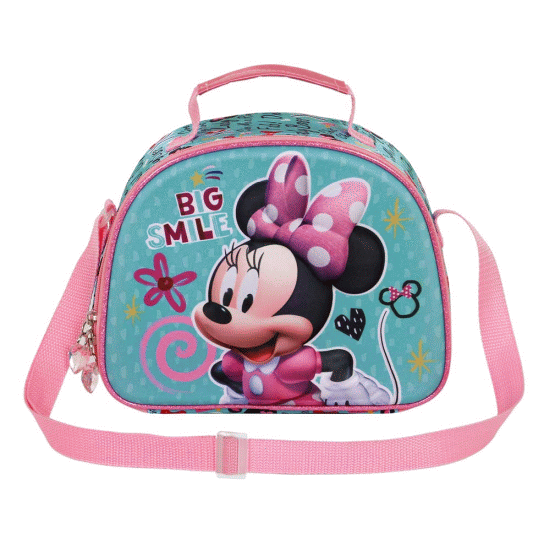 Minnie Mouse Big Smile Lancheira 3D, Azul ( Imagem 2 de 3 ) - Preview