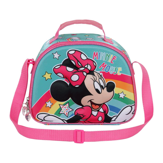 Minnie Mouse Colors Lancheira 3D, Azul ( Imagem 2 de 3 ) - Preview