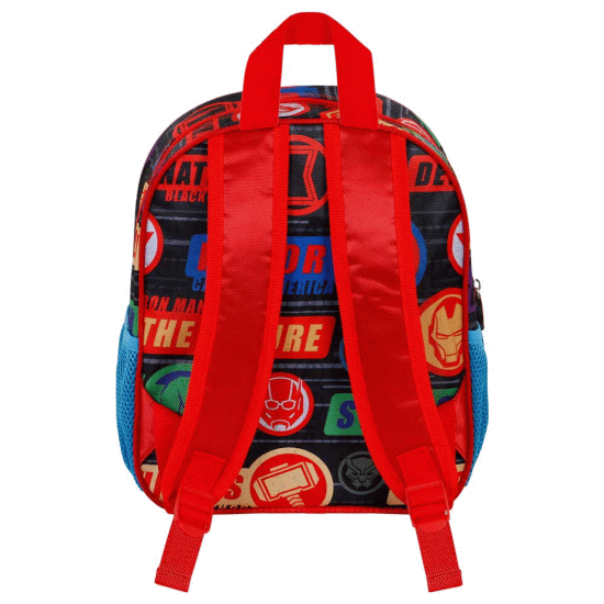 Os Vingadores Union Mochila 3D Pequena, Vermelha ( Imagem 4 de 4 ) - Preview