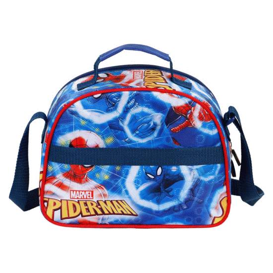 Homem-Aranha Powerful Lancheira 3D, Azul ( Imagem 3 de 3 ) - Preview