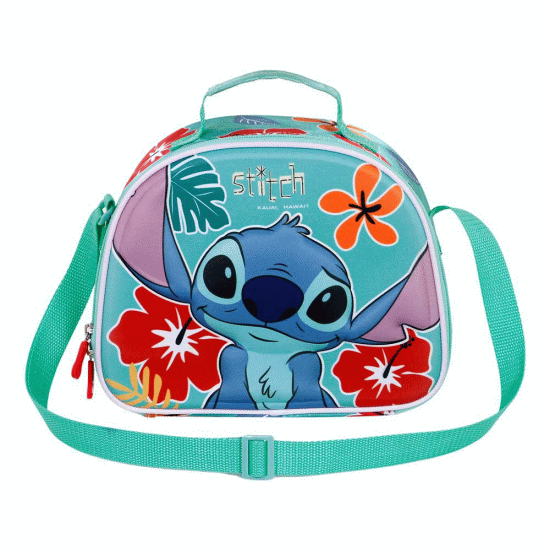 Lilo e Stitch Tropic Lancheira 3D, Azul ( Imagem 2 de 3 ) - Preview