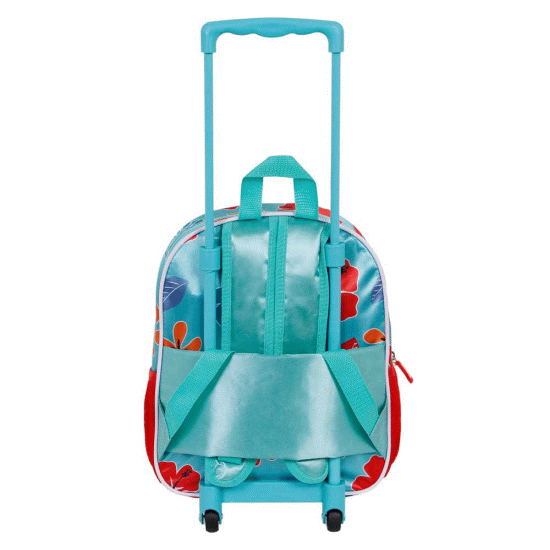 Lilo e Stitch Tropic Mochila 3D com Rodas Pequena, Azul ( Imagem 2 de 4 ) - Preview