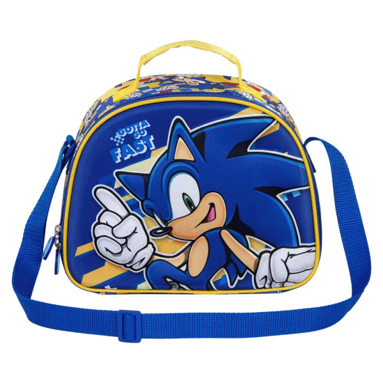 Sega-Sonic Step Lancheira 3D, Azul ( Imagem 3 de 3 ) - Preview