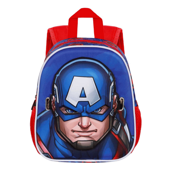 Captain America First Mask Backpack, Blue ( Imagem 2 de 4 ) - Preview