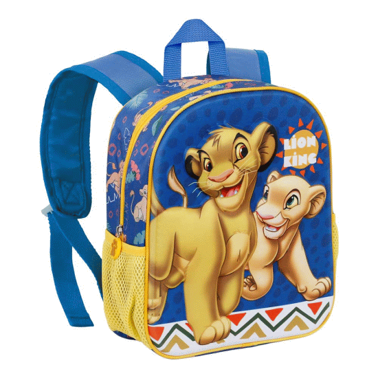 O Rei Leão Nala Mochila 3D Pequena, Azul ( Imagem 2 de 4 ) - Preview
