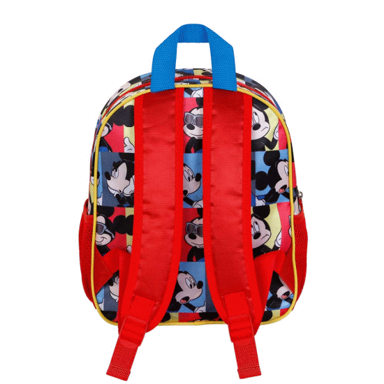 Mickey Mouse Joyful Mochila 3D Pequena, Azul ( Imagem 3 de 3 ) - Preview