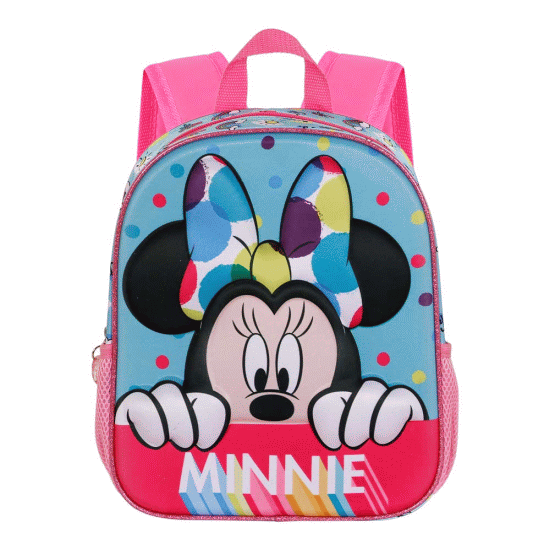 Minnie Mouse Wishful Mochila 3D Pequena, Azul ( Imagem 2 de 3 ) - Preview