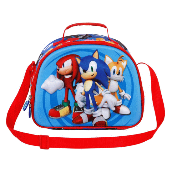 Sega-Sonic Friends Lancheira 3D, Azul ( Imagem 2 de 3 ) - Preview