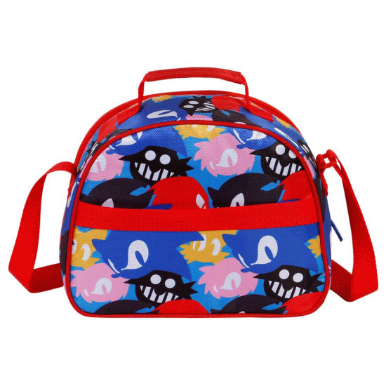 Sega-Sonic Friends Lancheira 3D, Azul ( Imagem 3 de 3 ) - Preview