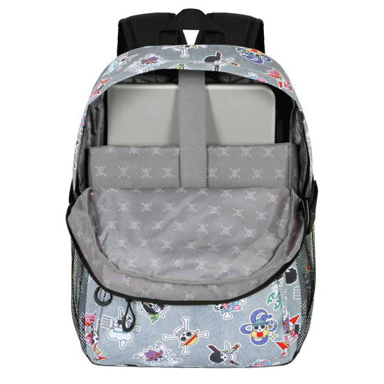 One Piece Skull Symbols Mochila Fight FAN 2.0, Cinza ( Imagem 4 de 4 ) - Preview