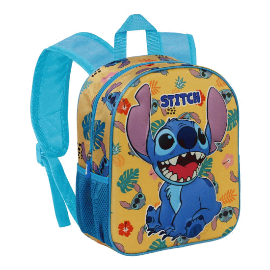 Lilo e Stitch Grumpy Mochila 3D Pequena, Amarela ( Imagem 3 de 4 ) - Preview