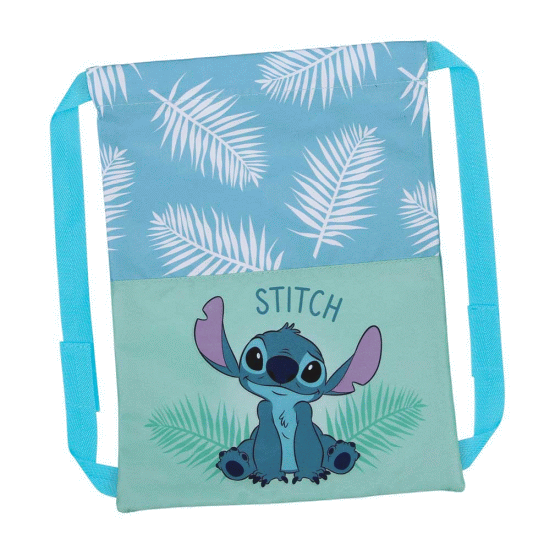 Lilo e Stitch Palms Saco de Cordão Joy, Turquesa ( Imagem 2 de 3 ) - Preview